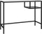 vidaXL - Computerbureau - 100x36x74 - cm - glas - zwart