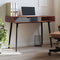 vidaXL - Computerbureau - 110x50x75 - cm - bewerkt - hout - bruin