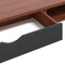 vidaXL - Computerbureau - 110x50x75 - cm - bewerkt - hout - bruin