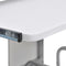 vidaXL - Computerbureau - 110x52x88,5 - cm - bewerkt - hout - wit