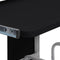 vidaXL - Computerbureau - 110x52x88,5 - cm - bewerkt - hout - zwart