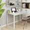vidaXL - Computerbureau - 110x60x73 - cm - spaanplaat - wit