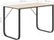 vidaXL - Computerbureau - 110x60x73 - cm - spaanplaat - zwart - en - eikenkleurig