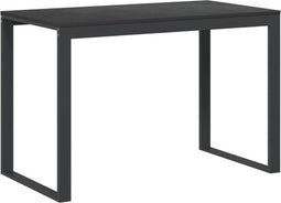 vidaXL - Computerbureau - 110x60x73 - cm - spaanplaat - zwart