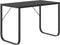 vidaXL - Computerbureau - 110x60x73 - cm - spaanplaat - zwart