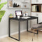 vidaXL - Computerbureau - 110x60x73 - cm - spaanplaat - zwart