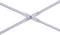 vidaXL - Computerbureau - 110x72x70 - cm - bewerkt - hout - wit - en - eikenkleurig