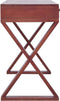 vidaXL - Computerbureau - 115x47x77 - cm - massief - mahoniehout - bruin