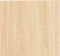 vidaXL - Computerbureau - 120x60x138 - cm - wit - en - eikenkleurig