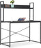 vidaXL - Computerbureau - 120x60x138 - cm - zwart
