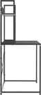 vidaXL - Computerbureau - 120x60x138 - cm - zwart