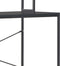 vidaXL - Computerbureau - 120x60x138 - cm - zwart