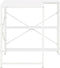 vidaXL - Computerbureau - 120x72x70 - cm - wit