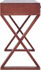 vidaXL - Computerbureau - 132x47x77 - cm - massief - mahoniehout - bruin