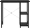 vidaXL - Computerbureau - 80x40x72 - cm - MDF - en - metaal - zwart