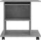 vidaXL - Computerbureau - 80x50x75 - cm - bewerkt - hout - betongrijs