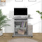 vidaXL - Computerbureau - 80x50x75 - cm - bewerkt - hout - grijs - sonoma - eikenkleur