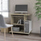 vidaXL - Computerbureau - 80x50x75 - cm - bewerkt - hout - sonoma - eikenkleurig