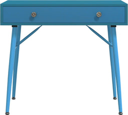 vidaXL - Computerbureau - in - antieke - stijl - met - lade - 90x50x76,5 - cm - groen