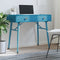 vidaXL - Computerbureau - in - antieke - stijl - met - lade - 90x50x76,5 - cm - groen
