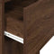 vidaXL - Computertorenstandaard - met - lade - 30x44x74 - cm - bruin - eikenkleur