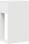 vidaXL - Computertorenstandaard - met - lade - 30x44x74 - cm - wit