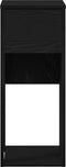 vidaXL - Computertorenstandaard - met - lade - 30x44x74 - cm - zwart