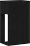 vidaXL - Computertorenstandaard - met - lade - 30x44x74 - cm - zwart