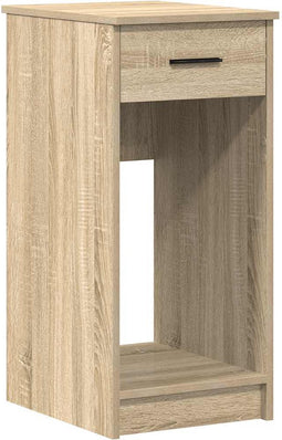 vidaXL - Computertorenstandaard - met - lade - 35x45x77 - cm - sonoma - eikenkleurig