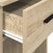 vidaXL - Computertorenstandaard - met - lade - 35x45x77 - cm - sonoma - eikenkleurig