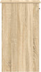 vidaXL - Computertorenstandaard - met - lade - 35x45x77 - cm - sonoma - eikenkleurig