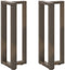 vidaXL - Console - tafelpoten - 2 - st - T-vormig - 25x28x(72-73)cm - staal - naturel