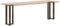 vidaXL - Console - tafelpoten - 2 - st - T-vormig - 25x28x(72-73)cm - staal - naturel