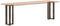 vidaXL - Console - tafelpoten - 2 - st - T-vormig - 38x25x(72-73)cm - staal - naturel