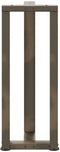 vidaXL - Console - tafelpoten - 2 - st - T-vormig - 38x25x(72-73)cm - staal - naturel