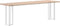 vidaXL - Console - tafelpoten - 2 - st - T-vormig - 38x25x(72-73) - cm - staal - wit