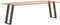 vidaXL - Console - tafelpoten - 2st - U-vormig - 28x(72-73)cm - staal - naturel