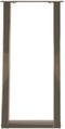 vidaXL - Console - tafelpoten - 2st - U-vormig - 28x(72-73)cm - staal - naturel
