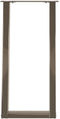 vidaXL - Console - tafelpoten - 2st - U-vormig - 38x(72-73)cm - staal - naturel