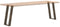 vidaXL - Console - tafelpoten - 2st - U-vormig - 38x(72-73)cm - staal - naturel
