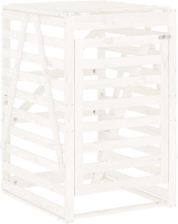 vidaXL - Containerberging - 84x90x128,5 - cm - massief - grenenhout - wit