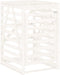 vidaXL - Containerberging - 84x90x128,5 - cm - massief - grenenhout - wit