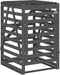 vidaXL - Containerberging - 84x90x128,5 - cm - massief - grenenhout - grijs
