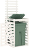 vidaXL - Containerberging - 84x90x128,5 - cm - massief - grenenhout - wit