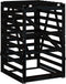 vidaXL - Containerberging - 84x90x128,5 - cm - massief - grenenhout - zwart