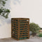 vidaXL - Containerberging - 84x90x128,5 - cm - massief - grenenhout - honingbruin
