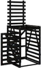 vidaXL - Containerberging - 84x90x128,5 - cm - massief - grenenhout - zwart