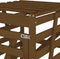 vidaXL - Containerberging - 84x90x128,5 - cm - massief - grenenhout - honingbruin