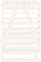 vidaXL - Containerberging - 84x90x128,5 - cm - massief - grenenhout - wit