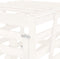 vidaXL - Containerberging - 84x90x128,5 - cm - massief - grenenhout - wit
